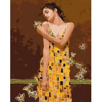 Ideyka Malowanie po numerach - W obj�ciach motyli 40x50cm