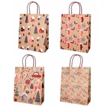incood. Torba prezentowa 21x25,5x10 papier white craft