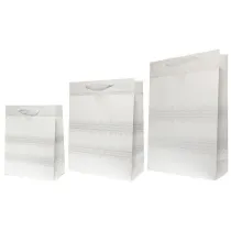 Rozette Torebka Lux brokat bia�a 18x23x10cm