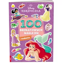 Disney ksiniczka. 100 brokatowych naklejek