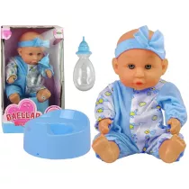 Lalka niebieska 24cm Leantoys