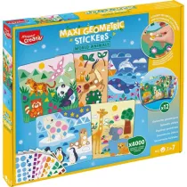 Creativ Naklejki geometryczne maxi zwierz�tkaMAPED