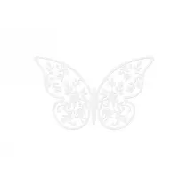 Dekoracje papierowe Motyl 8x5cm 10 zt
