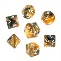 Komplet koci RPG - Dwukolorowe - Czarno-zote Rebel