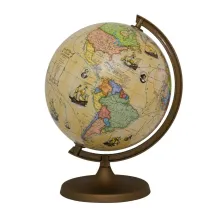 Zachem Globus trasami odkrywc�w w kartonie 22cm w.angiel.