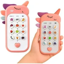 Telefon interaktywny r�owy LeanToys