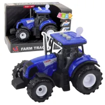 Traktor rolniczy wiata dwiki niebieski 1:36 Leantoys