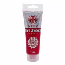 Astra Farba akrylowa Deco Artea w tubie g��boka czerwie� 75ml