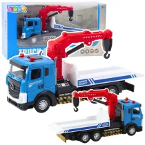 Laweta z holownikiem metalowa kabina LeanToys