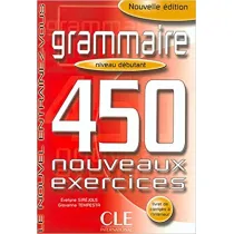 Grammaire 450 exercices debutant livre + corrige