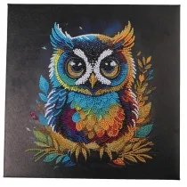 Epee Obraz na p��tnie z mozaik� Sowa 30x30cm