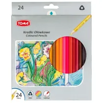 Toma Kredki o��wkowe tr�jk�tne 24 szt.