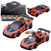 Samoch�d metalowy na nap�d pomara�czowy 1:32 LeanToys