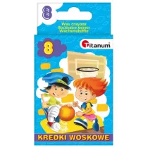 Titanum Kredki woskowe 8 szt.