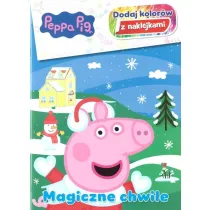 Magiczne chwile. �winka Peppa. Dodaj kolor�w z naklejkami