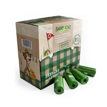 Barry King Woreczki na psie odchody, zielone, biodegradowalne 50 x 20 szt.