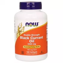 Now Foods Black Currant Oil - Olej z Czarnej Porzeczki 1000 mg Suplement diety 100 kaps.