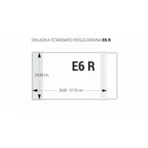 Biurfol Okadka regulowana E6 - 245 bezbarwna OZB-47