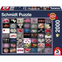 Puzzle 2000 el. Kwiatowe inspiracje Schmidt