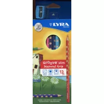 Lyra Kredki Groove + temperwka 12 szt.