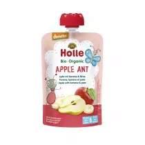 Holle Mus Jabkowa mrwka Jabko z bananem i gruszk od 6 miesica 100 g Bio