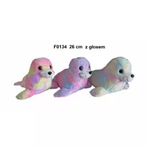 Maskotka Foka z g�osem 26cm MIX Sun-Day