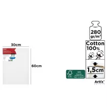 Artix Podobrazie 30x60x1,5cm 280G/m2