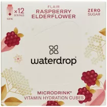 Waterdrop Kostki nawadniajce Microdrink Flair Raspberry Elderflower 12 szt.