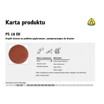 Klingspor Kr��ek 125 ps18ek 100 50 szt.