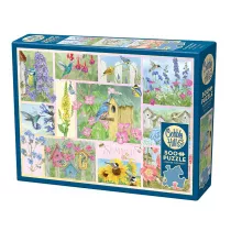 Puzzle 500 Wakacyjne ptaki G3 Cobble Hill