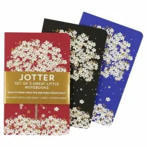 Peter Pauper Press Notatniki Jotter Spadajce Kwiaty 9x14cm (3 szt)