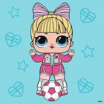 Malowanie po numerach - L.O.L. Surprise! Game on Ideyka