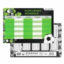 Starpak Plan lekcji z tabliczk� mno�enia Football (25 szt)