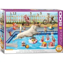 Puzzle 500 el. Crazy pool day by Lucia Heffer Eurographics