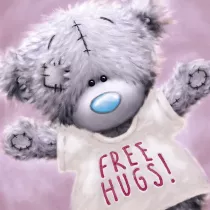 Kartka okolicznociowa Free Hugs