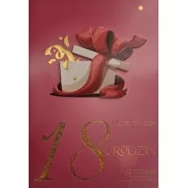 Yeku Karnet Urodziny 18 damskie