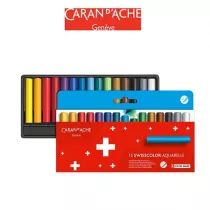 Carandache Kredki akwarelowe woskowe 15 kolor�w 15 szt.