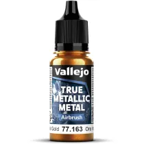 Vallejo: 77.163 - True Metallic Metal - Airbrush - Imperial Gold (18 ml)