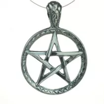 Sotis Pentagram Tybetaski, oksydowany Ag925, 6,7g