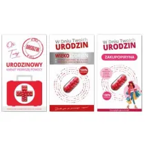 Karnet 18 Urodziny damskie, tabletki mix 2 wzor�w