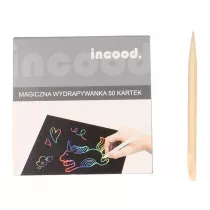Wydrapywanka tczowa 8x8cm 50 kartek incood.