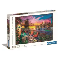 Puzzle 3000 el. Manhattan Balcony Sunset Clementoni