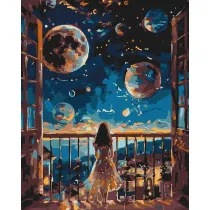Ideyka Malowanie po numerach - Marzycielska noc 40x50cm