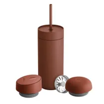 Fellow Carter Move Mug 3 w 1 Kubek termiczny + 3 nakrtki Sienna 473 ml
