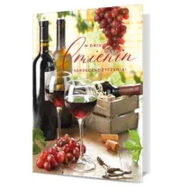 Pan Dragon Karnet B6 imieniny wino
