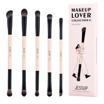 Jessup _10-in-5 Duo-End Precision Eye Brush Collection zestaw 5 pdzli do makijau oka T509 5 szt.