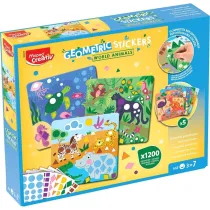Creativ Naklejki geometryczne �wiat zwierz�t MAPED