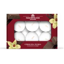 Big Nature �wieczki sojowa zapachowa tealight CZEKOLADA-WANILIA 6 szt.