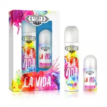Cuba Original Zestaw woda perfumowana Cuba Woman La Vida + Antyperspirant 100 ml + 50 ml