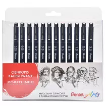 Cienkopisy kalibrowane S20P w etui